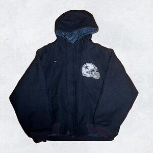 Chalk Line Dallas Cowboys XL Wool Varsity Jacket Hoodie VNTG USA Union